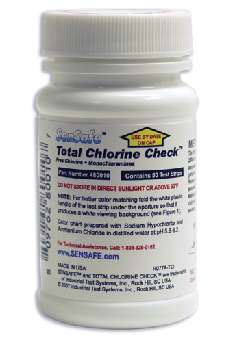 SenSafe Total Chlorine Test Strips