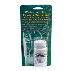 WaterWorks High Range Free Chlorine Test Strips