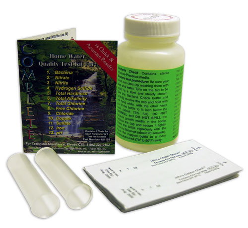 COMPLETE Home Well Water Check Test Strip Kit