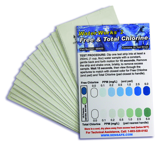 WaterWorks 2 Free and Total Chlorine Water Test Kit